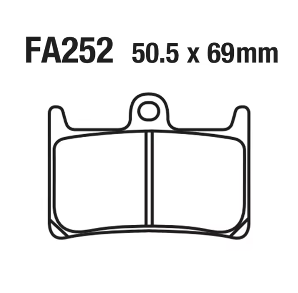Remblokken Voor EBC FA252